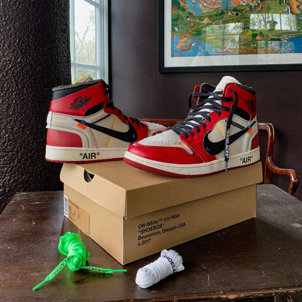 Size 12 - Jordan 1 Retro OG x Off-White High Chicago